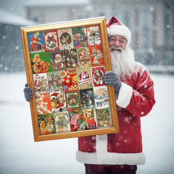 Christmas Calendar Jigsaw Puzzle  1000 Pieces